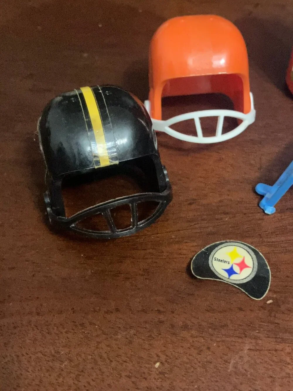 Lot of Vintage Plastic Sports-Themed Cake / Cupcake Toppers or Toy Parts